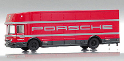 Bub 07150 MERCEDES TRANSPorteur COMPETITION Porsche Die cast 1:87