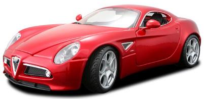Burago 15042 ALFA ROMEO 8C COMPETIZION KIT Miniatures 1:18
