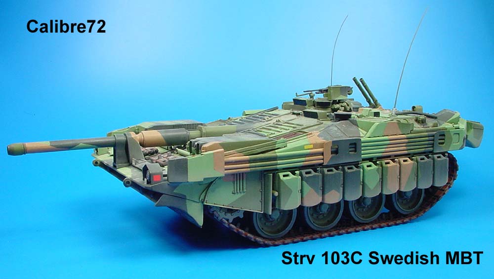 Calibre 72005 STRV-103C SWEDISH MBT Maquettes 1:72