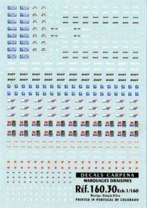 Carpena 16030 MARQUAGES DRAISINES Plastic models 1:160