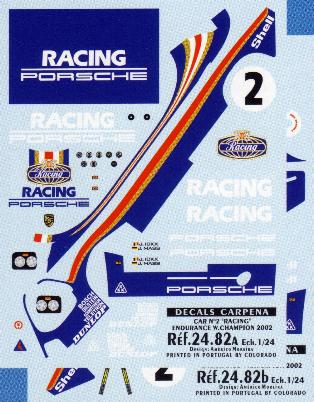 Colorado 02482 PORSCHE ENDURO CHAMP.82 1/24 Maquettes 1:0