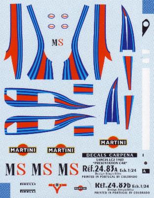 Colorado 02483 LANCIA LC22 1983  1/24 Maquettes 1:0