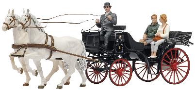 Distler 8730028 FIACRE VIENNOIS + 3 FIGURINES Miniatures 1:24 Distler 8730028 FIACRE VIENNOIS + 3 FIGURINES Miniatures 1:24