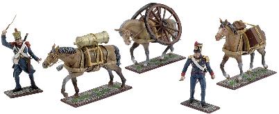 Distler 8730052 ARTILERIE FRANCAISE 3 Chevaux + 2 figurines Miniatures 1:24 Distler 8730052 ARTILERIE FRANCAISE 3 Chevaux + 2 figurines Miniatures 1:24