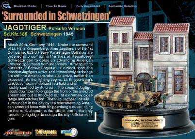 Dragon 60199 DIORAMA JAGTIGER PORSCHE 45 Plastic models 1:72