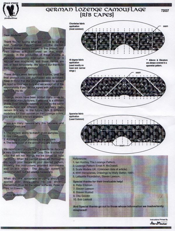 Eagle Strike Productions 72037 LOZENGE CAMO RIBBING TAPE Plastic models