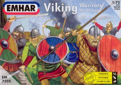 Emhar 7205 GUERRIERS VIKING Plastic models 1:72 Emhar 7205 GUERRIERS VIKING Plastic models 1:72