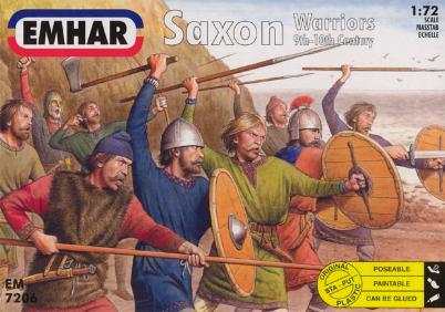 Emhar 7206 GUERRIERS SAXONS Plastic models 1:72 Emhar 7206 GUERRIERS SAXONS Plastic models 1:72