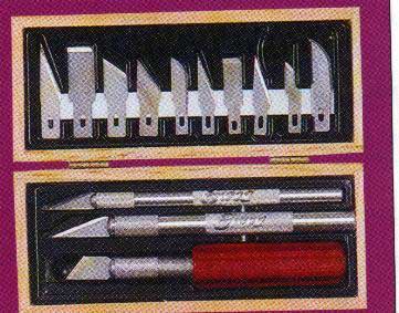 Excel 44382 COFFICIER CUTTER BOITE BOIS BLISTER Plastic models 