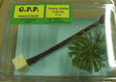 GPP apl02 PALMIER DATTIER 22 CM Maquettes 1:0