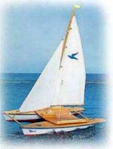 Gunther 1816 VOILIERS KATAMARAN 51 CM Maquettes 