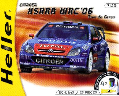 Heller 50116 Citroën Xsara Wrc LOEB 06 Plastic models 1:43