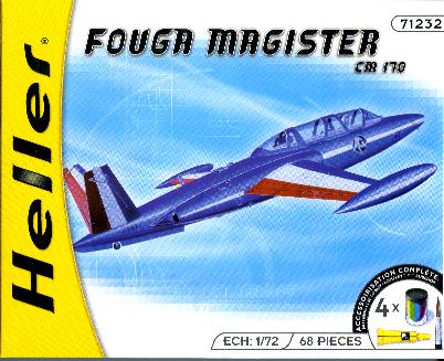 Heller 50220 FOUGA MAGISTER CM 170 Plastic models 1:72