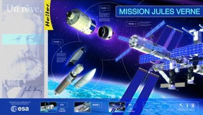 Heller 52909 ATV VERNE+ARIANE+STATION Maquettes 1:125 Heller 52909 ATV VERNE+ARIANE+STATION Maquettes 1:125