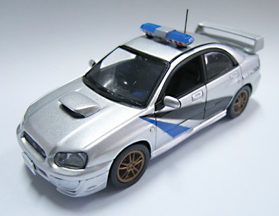 J-collection 080 SUBARU IMPREZA WRX STI USA Police Colorado Street Racing Miniatures 1:43