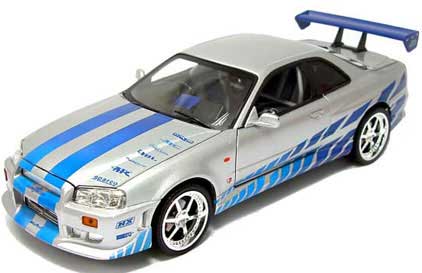 Nissan skyline fast and furious 1/18 #1