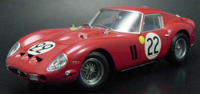 Kyosho 08432b Ferrari 250 GTO Le Mans N0 22 Die cast 1:18
