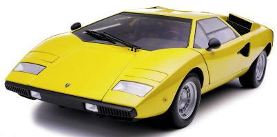 Kyosho 08611y LAMBORGHINI LP400 Miniatures 1:12