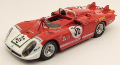 M4 7042 ALFA 33.3 Le Mans 1970 COURAGE 1/43 Miniatures 1:0