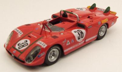 M4 7044 ALFA 33.3 SYPDER Le Mans 1970 FACET Die cast 1:43