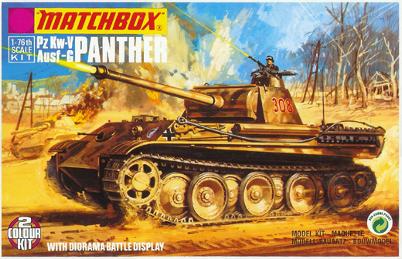 Matchbox 40073 PANTHER AUSF.G Maquettes 1:76