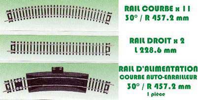 Mehano RAIL RAILS 11 CRB + 2 DT + 1 ALI Miniatures