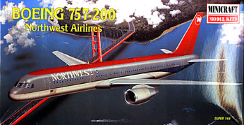 Minicraft 14467 NORTHWEST 757 200 P&W Plastic models 1:144