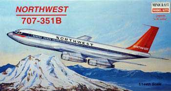 Minicraft 14484 NORTHWEST 707-300 Plastic models 1:144