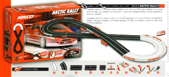 Ninco 20124 CIRCUIT ARCTIC RALLY 5,80m Miniatures 