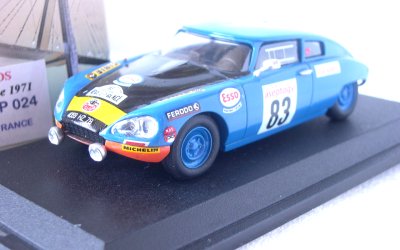 Paradcar sp024 CITROEN DS WAMBERGUE 1971 NEIGE ET GLACE Miniatures 1:43