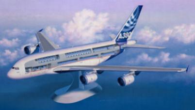 Revell 04259 AIRBUS A380 INT.VISIBLE 1/144 Plastic models 1:0