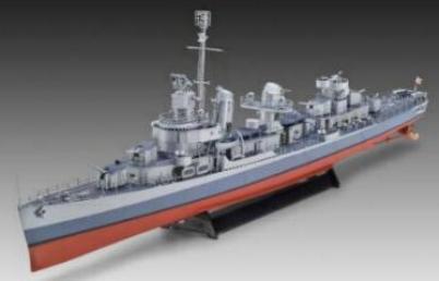 Revell 05091 FLETCHER CLASS DESTROYER 1/144 Maquettes 1:0