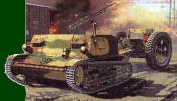 RPM 35042 TRACT ART + GUN MK 1897 38 Maquettes 1:35