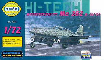 Smer 884 MESSERSCHMITT ME 262B Maquettes 1:72