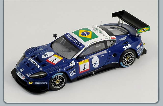 Spark 1201 Aston Martin DBR9 #1 1er Interlagos 2006 N.Piquet – Piquet Jr – H.Castroneves – C.Bouchut 500 ex. Die cast 1:43 Spark 1201 Aston Martin DBR9 #1 1er Interlagos 2006 N.Piquet – Piquet Jr – H.Castroneves – C.Bouchut 500 ex. Die cast 1:43