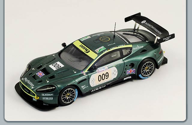 Spark 1204 Aston Martin DBR9 #009 10ème Le Mans 2006 P. Lamy – S. Ortelli – S. Sarrazin 750 ex. Die cast 1:43 Spark 1204 Aston Martin DBR9 #009 10ème Le Mans 2006 P. Lamy – S. Ortelli – S. Sarrazin 750 ex. Die cast 1:43