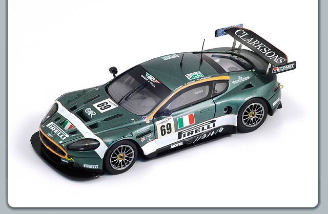 Spark 1206 Aston Martin DBR9 #69 Le Mans 2006 F. Banini – F. Golin – C. Pescatori 500 ex. Die cast 1:43 Spark 1206 Aston Martin DBR9 #69 Le Mans 2006 F. Banini – F. Golin – C. Pescatori 500 ex. Die cast 1:43