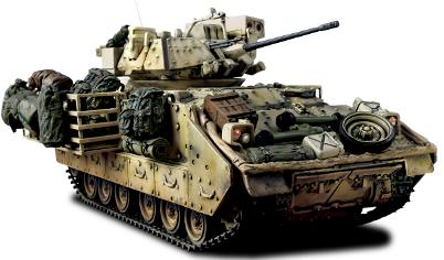 Unimax 80202 US M3A2 BRADLEY BAGDAD Die cast 1:32