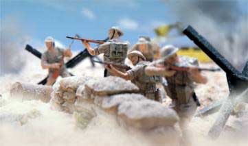 Unimax 83003 5 FIGURINES BRITISH 7 DIV 1943 Die cast 1:32