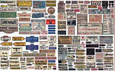 SIGNAUX ROUTE MILITAIRE WW2