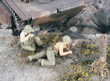 MARINES WW2 2 Figurines