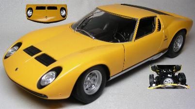 Welly 18017Y LAMBORGHINI MIURA SV Miniatures 1:18