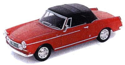 Welly 22494H PEUGEOT 404 CABRIOLET SOFT TOP 1/24 Miniatures 1:0