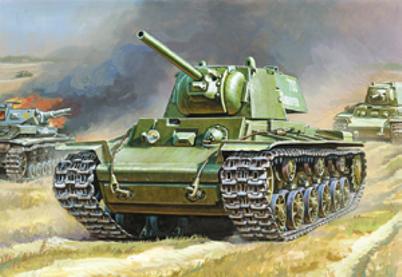 Zvezda 3539 CHAR LOURS KV-I WOROSHILO Plastic models 1:35