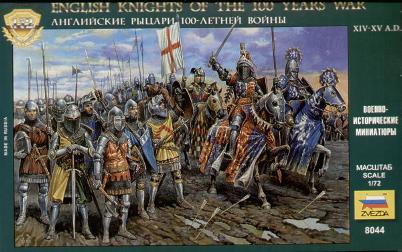Zvezda 8044 CHEVALIERS ANGLAIS 100ANS Maquettes 1:72
