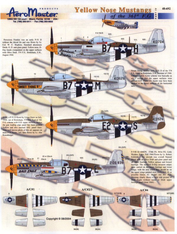 MUSTANGS OF 361 FIGURINES PARTIE IV