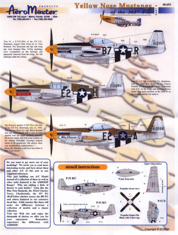 MUSTANGS OF 361 FG PARTIE V