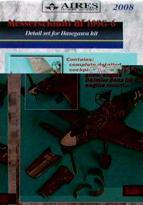 Aires 2008 BF 109G 6 DETAIL SET hasega Plastic models 1:32