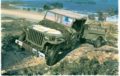 WILLYS MB JEEP & TRAILER