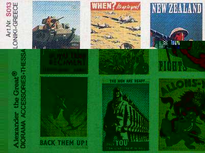 Alexander S013 AFFICHES ANGLAISES WW2 Plastic models 